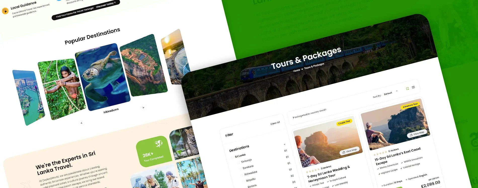 Ceylon2World Travel Web Inner