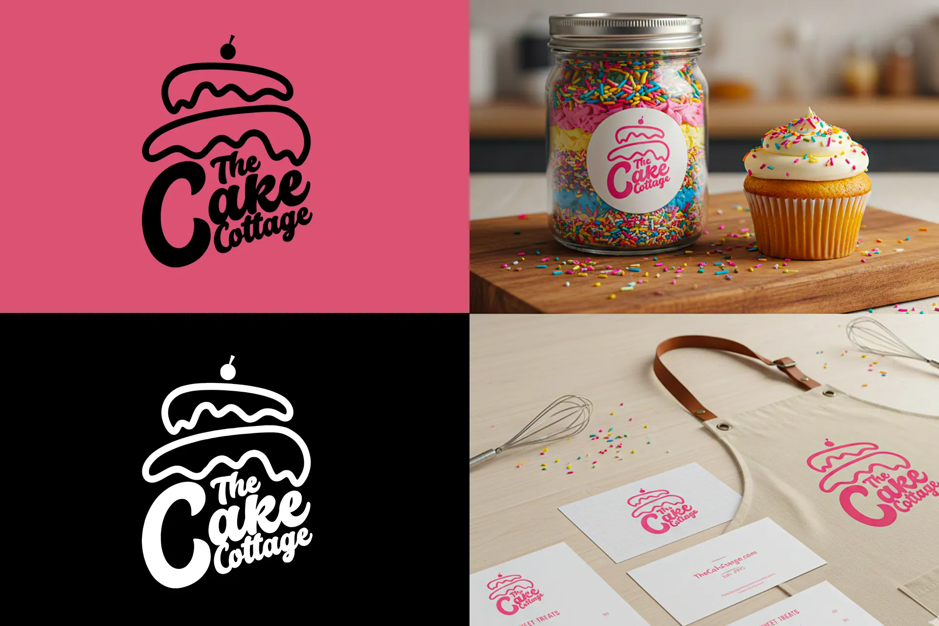 The Cake Cottage Logo Concept 2